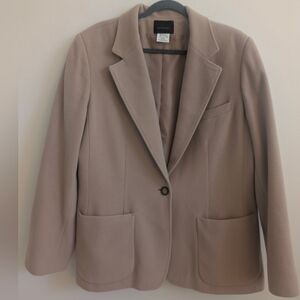 Bern & Mort Blush Wool Blend Blazer Jacket – Size 18